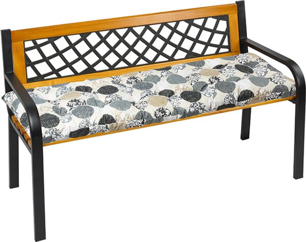 Szyty poduszka na awk - 40x150 cm - Szary,Biay
