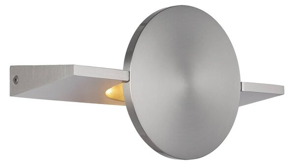Globo Kinkiet LED Jasper, aluminiowy / szary / cynkowy, salon / jadalnia, metal, nowoczesny