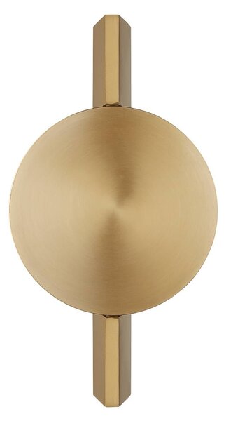 Globo Kinkiet LED Jasper, mosiężny / złoty, salon / jadalnia, metal, nowoczesny