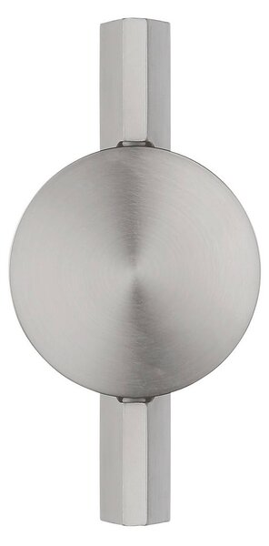 Globo Kinkiet LED Jasper, aluminiowy / szary / cynkowy, salon / jadalnia, metal, nowoczesny