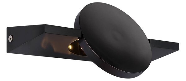 Globo Kinkiet LED Jasper, czarny, salon / jadalnia, metal, nowoczesny