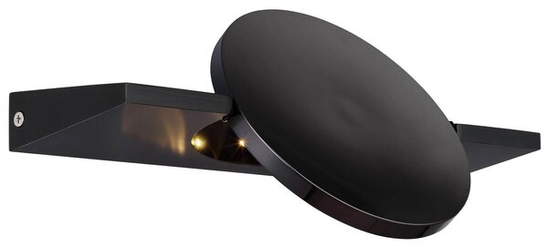 Globo Kinkiet LED Jasper, czarny, salon / jadalnia, metal, nowoczesny