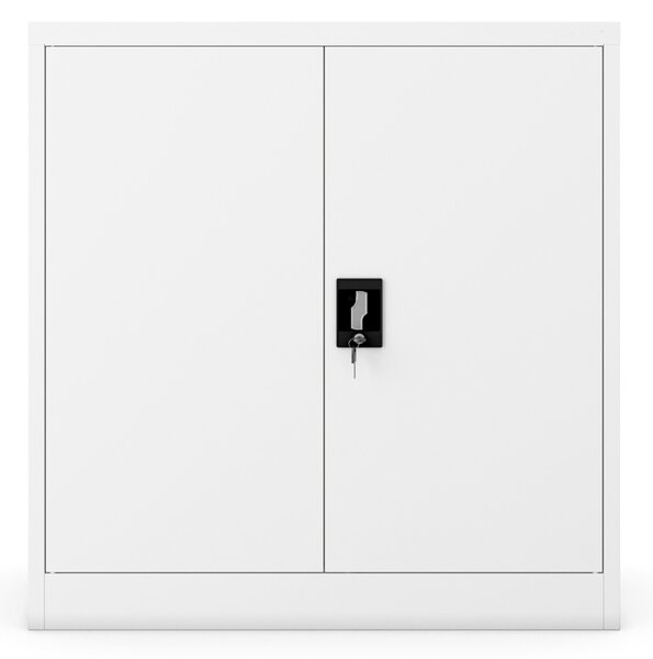 Szafka na akta osobowe, głęboka, biała, 900x930x600 mm: BEATA D600