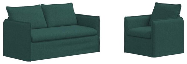Nowoczesna moduÅowa kanapa w ciemnej zieleni z ergonomicznym designem i trwaÅÄ konstrukcjÄ