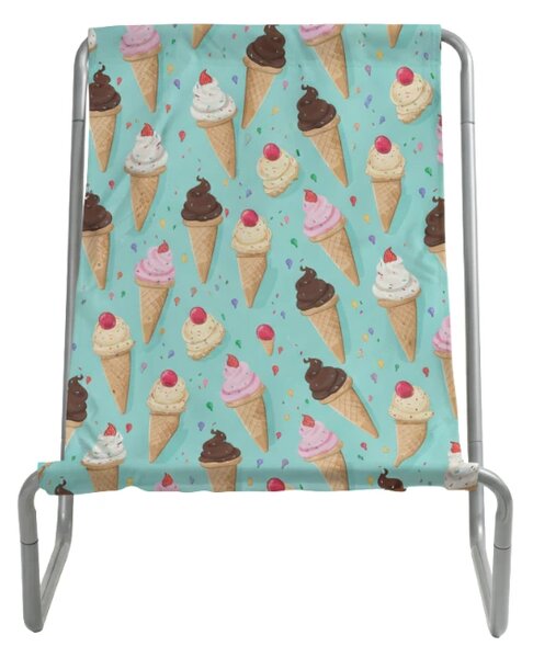 Składany leżak plażowy SAND ICE CREAM, kolorowy