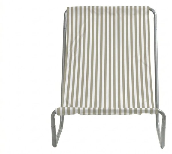Składany leżak plażowy SAND STRIPES, zielony