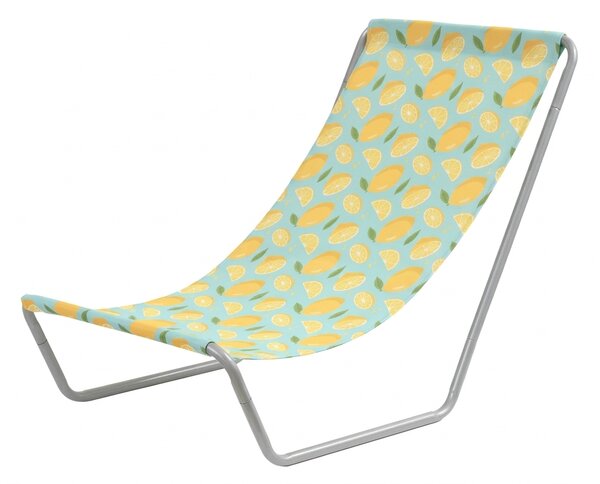 Składany leżak plażowy SAND LEMON, kolorowy