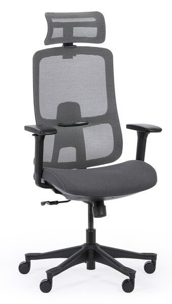 Krzesło biurowe LYNX 1+1 GRATIS, szary