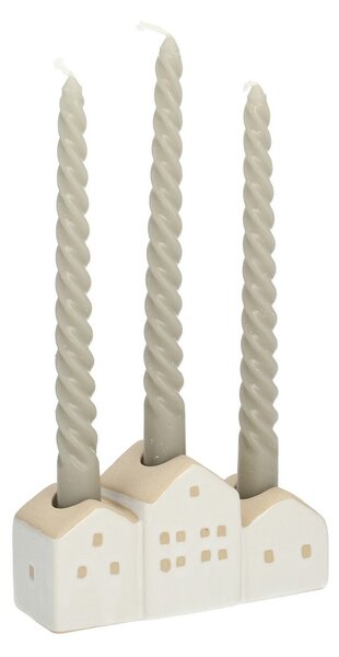 Świecznik Hauses 13x5x7cm white