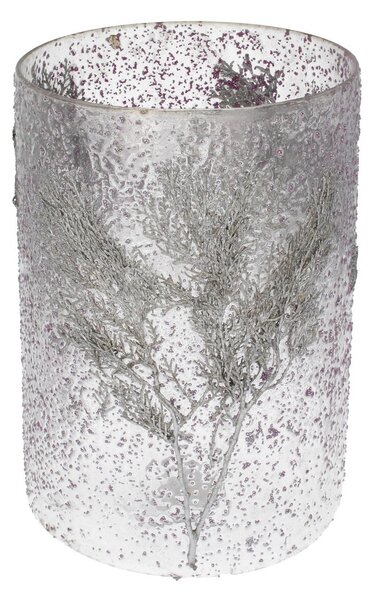 Świecznik Twig II ⌀20cm silver