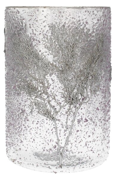 Świecznik Twig II ⌀20cm silver