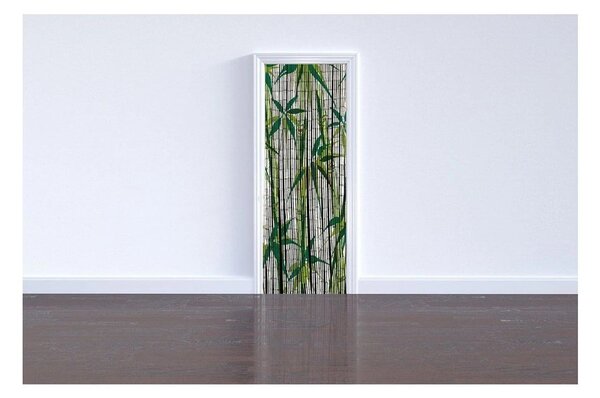 Zielona bambusowa zasłona do drzwi 200x90 cm Bamboo – Maximex