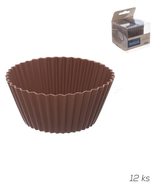 Silikonowe formy do pieczenia muffinów zestaw 12 szt. ø 5,5 cm – Orion