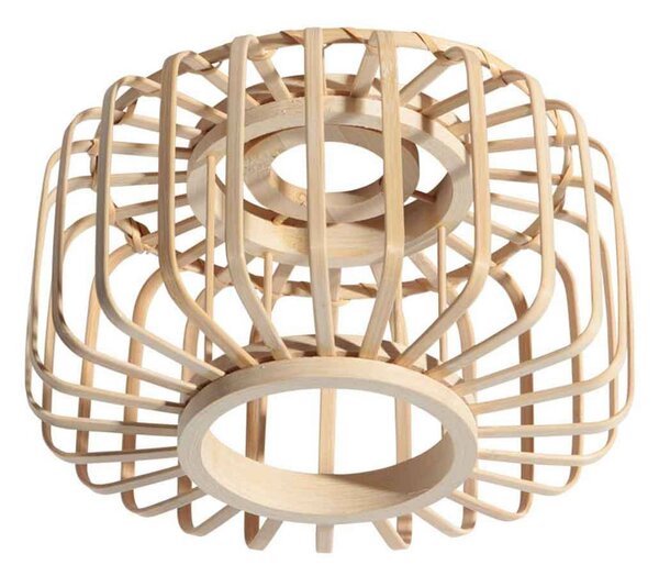 Steinhauer Lampa sufitowa Bloeba, możliwość ściemniania, jasne drewno, salon / jadalnia, drewno, skandynawski