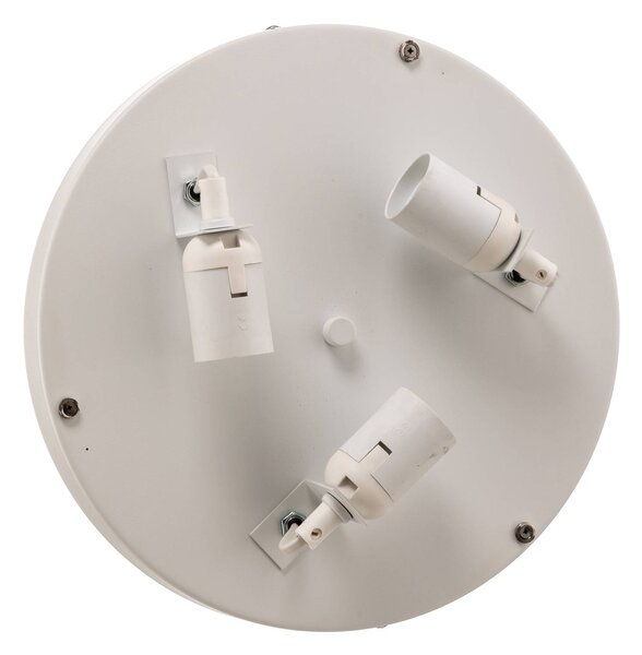 Lampa sufitowa Leano Eko-Light, możliwość ściemniania, aluminiowy / szary / cynkowy, salon / jadalnia, tkanina / materiał / jedwab, nowoczesny