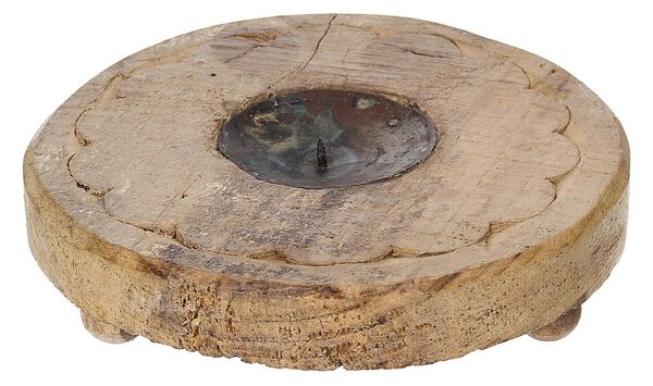 Podstawka na świecę Rustic Flame 15 cm