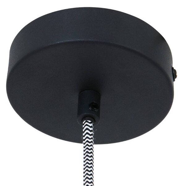 Mexlite Lampa wisząca Nove, możliwość ściemniania, czarny, kuchnia, metal