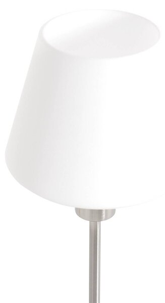 Steinhauer Lampa stołowa Ancilla, aluminiowy / szary / cynkowy, salon / jadalnia, metal