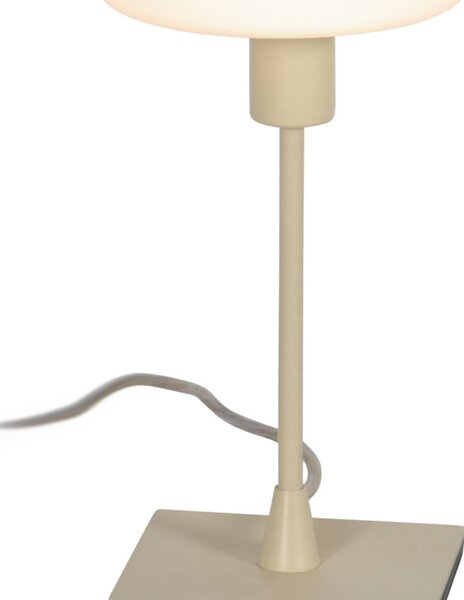 Steinhauer Lampa stołowa Ancilla, kremowy / amber, salon / jadalnia, metal