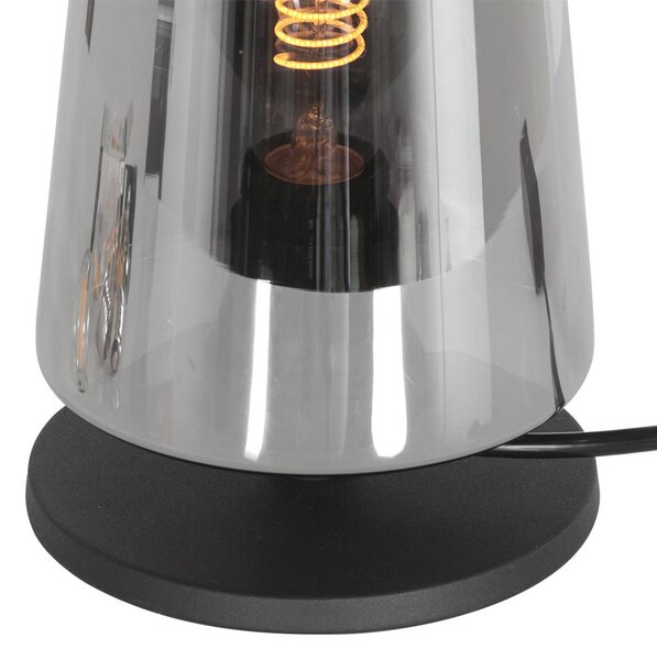 Steinhauer Lampa stołowa Ancilla, czarny, salon / jadalnia, metal