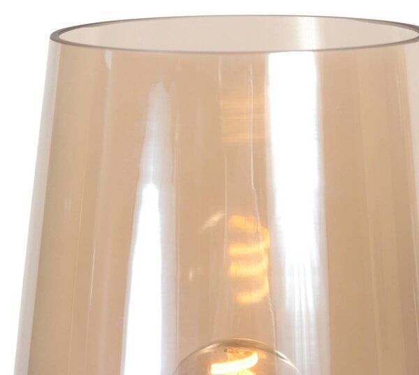 Steinhauer Lampa stołowa Ancilla, brązowy / rdzawy, salon / jadalnia, metal