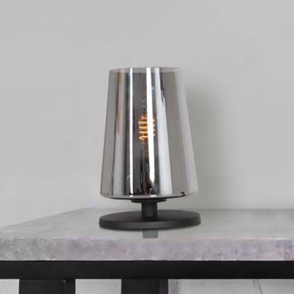 Steinhauer Lampa stołowa Ancilla, czarny, salon / jadalnia, metal