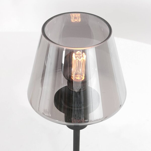 Steinhauer Lampa stołowa Ancilla, czarny, salon / jadalnia, metal