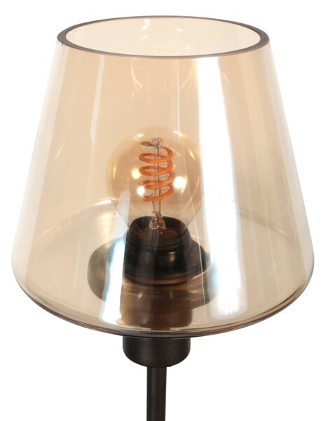 Steinhauer Lampa stołowa Ancilla, brązowy / rdzawy, salon / jadalnia, metal