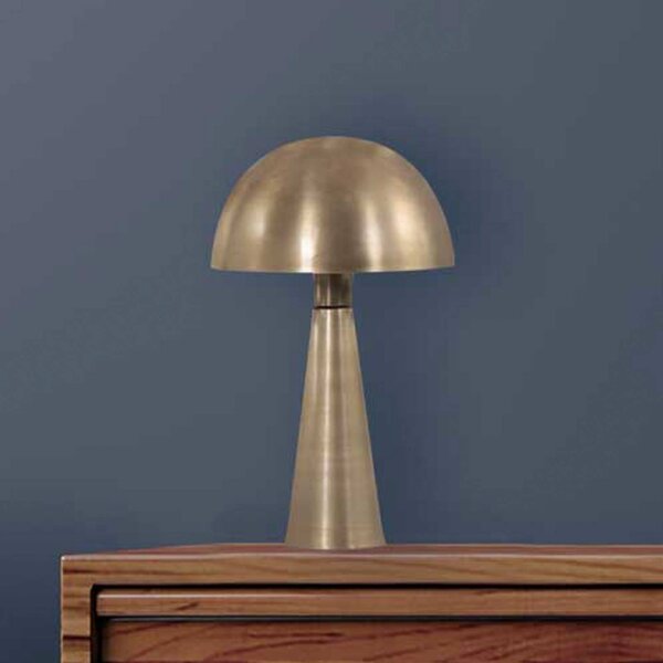 Steinhauer Lampa stołowa Pimpernel, brązowy / mosiężny, salon / jadalnia, metal