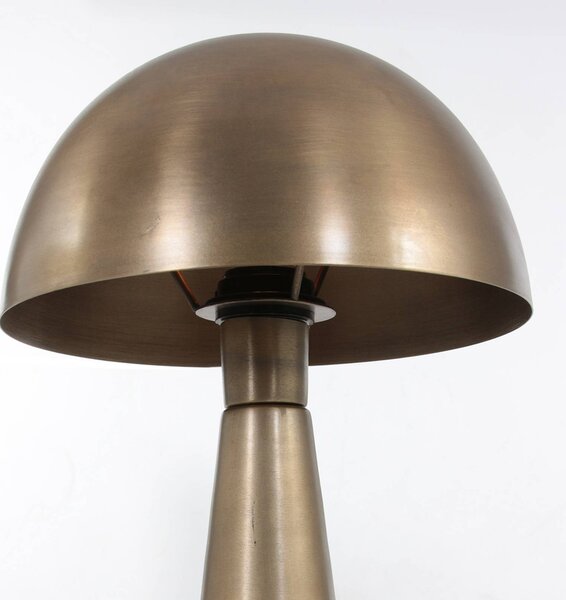 Steinhauer Lampa stołowa Pimpernel, brązowy / mosiężny, salon / jadalnia, metal