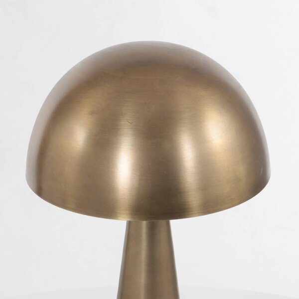 Steinhauer Lampa stołowa Pimpernel, brązowy / mosiężny, salon / jadalnia, metal