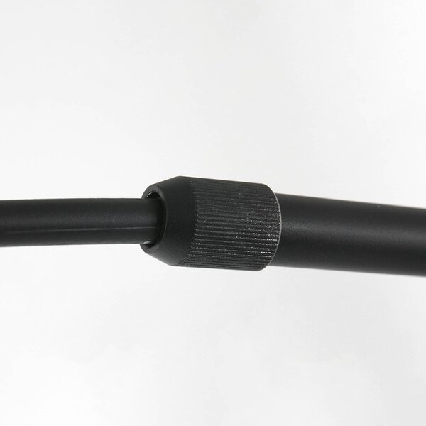Steinhauer Kinkiet Sparkled Light, czarny, salon / jadalnia, metal