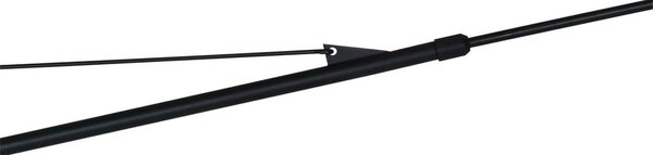 Steinhauer Kinkiet Elegant Classy, czarny, salon / jadalnia, metal