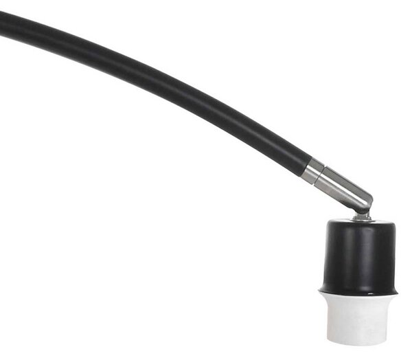 Mexlite Lampa łukowa - lampa stojąca Solva, czarny, salon / jadalnia, metal