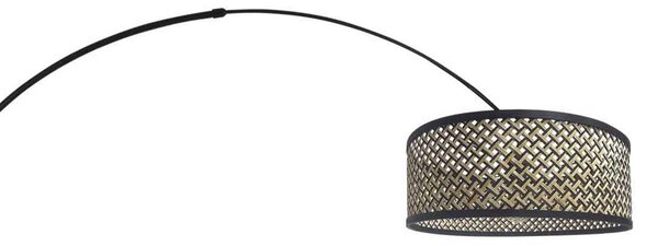 Steinhauer Lampa łukowa - lampa stojąca Sparkled Light, czarny, salon / jadalnia, metal
