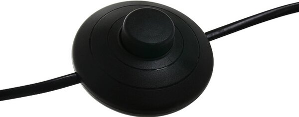 Mexlite Lampa łukowa - lampa stojąca Solva, czarny, salon / jadalnia, metal