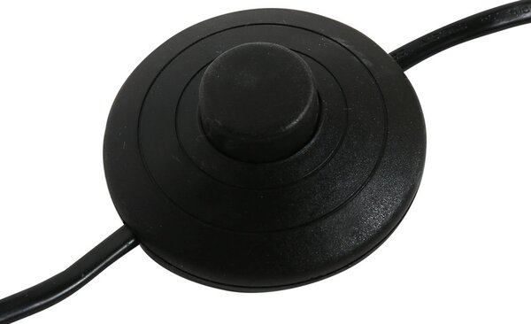 Steinhauer Lampa stojąca Stang, czarny, salon / jadalnia, metal, nowoczesny