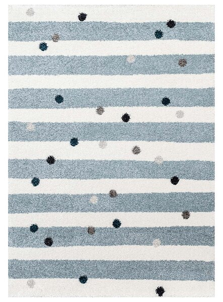 Dywan Stripes and Dots blue 120x170cm
