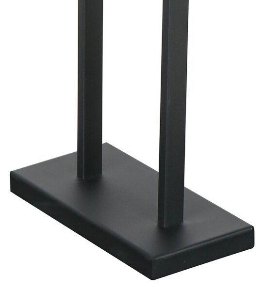 Steinhauer Lampa stołowa Stang, czarny, salon / jadalnia, metal
