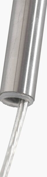 Steinhauer Kinkiet Sparkled Light, aluminiowy / szary / cynkowy, salon / jadalnia, metal, nowoczesny