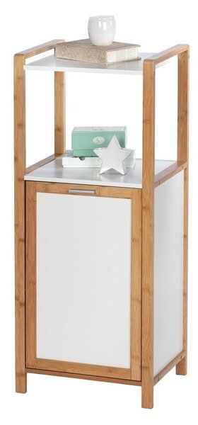Biały bambusowy regał łazienkowy 40x95 cm Finja – Wenko