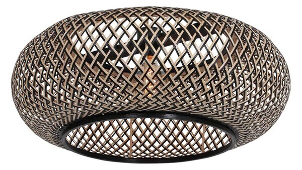 Steinhauer Kinkiet Sparkled Light, czarny, salon / jadalnia, metal