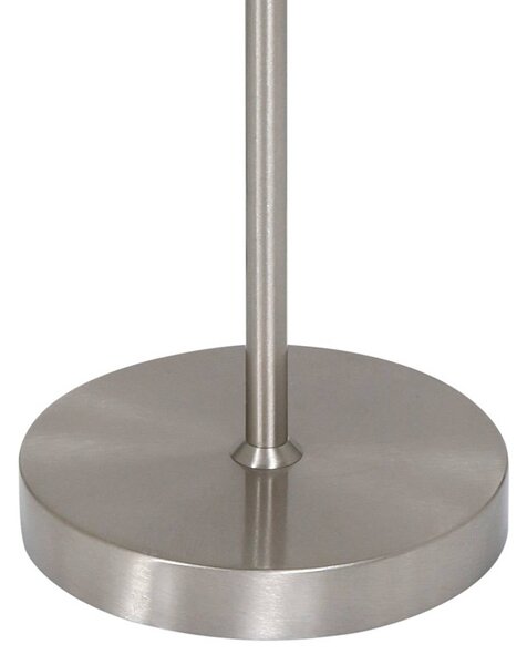 Mexlite Lampa stołowa Noor, aluminiowy / szary / cynkowy, salon / jadalnia, metal