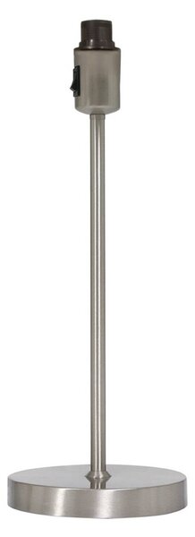 Mexlite Lampa stołowa Noor, aluminiowy / szary / cynkowy, salon / jadalnia, metal