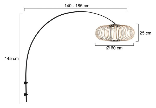 Steinhauer Kinkiet Sparkled Light, czarny, salon / jadalnia, metal