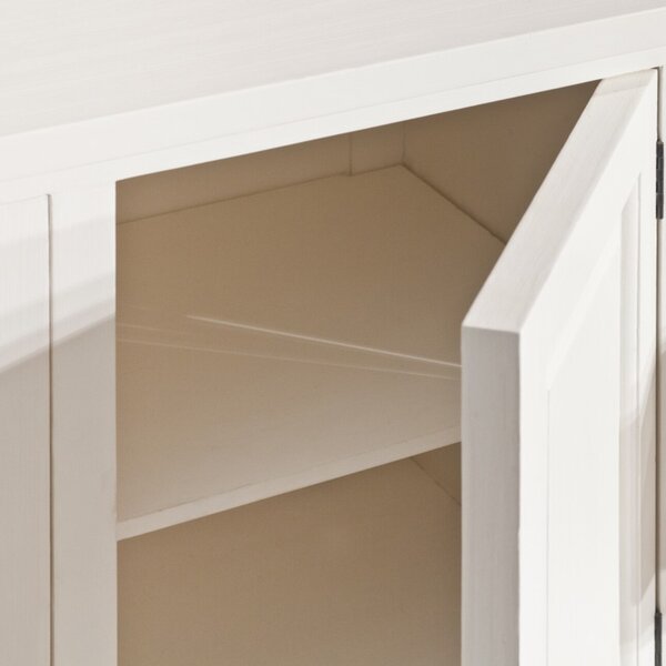 Komoda Brighton 3 szuflady + 2 drzwi white