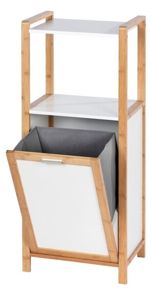 Biały bambusowy regał łazienkowy 40x95 cm Finja – Wenko