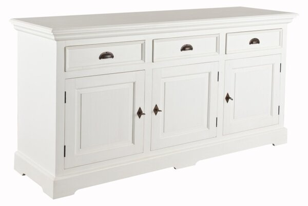 Komoda Brighton 3 szuflady + 3 drzwi white