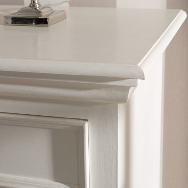 Komoda Brighton 3 szuflady + 3 drzwi white