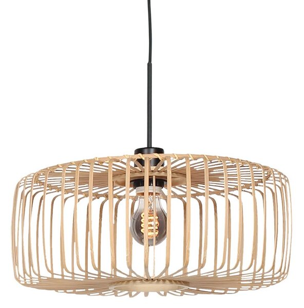 Steinhauer Lampa wisząca Sparkled Light, możliwość ściemniania, jasne drewno, salon / jadalnia, bambus